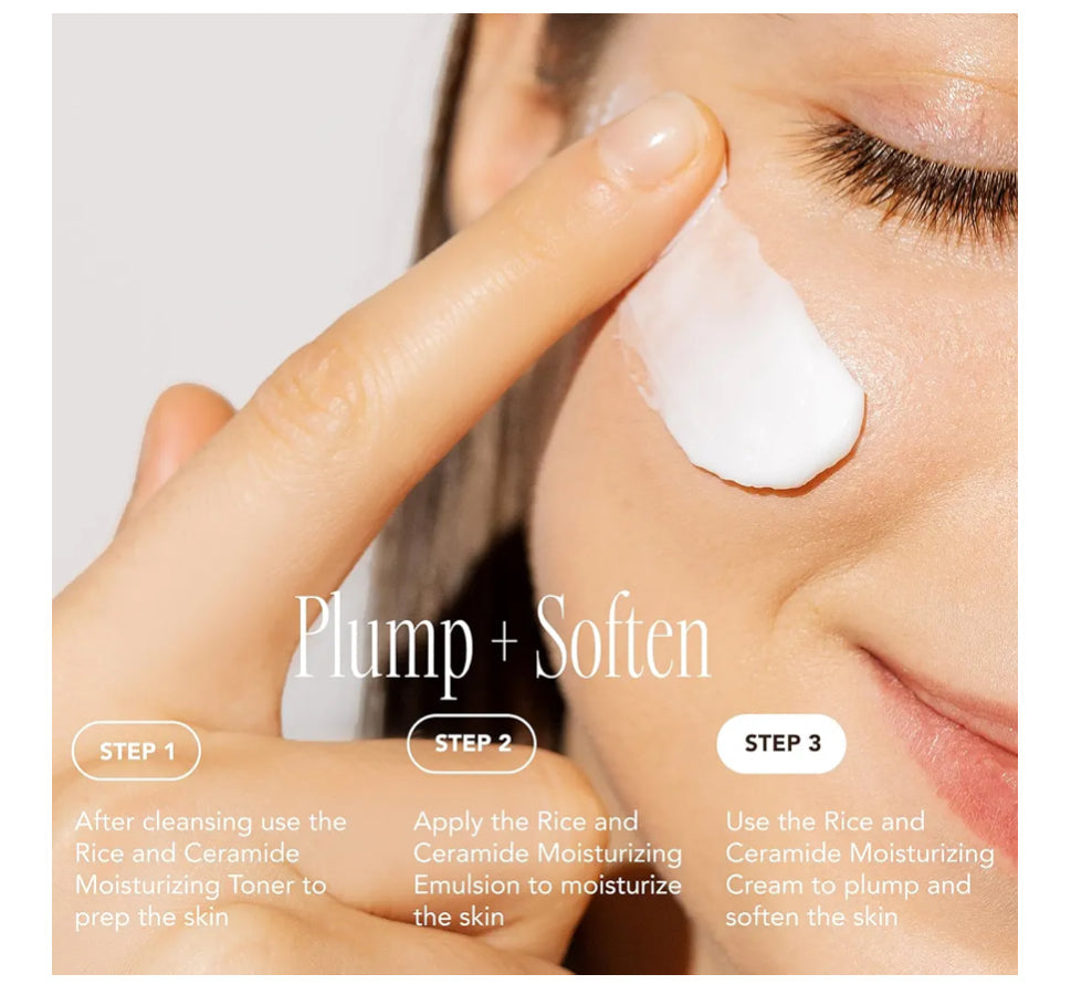 The Face Shop Rice & Ceramide Brightening & Moisturising Trio The Face Shop