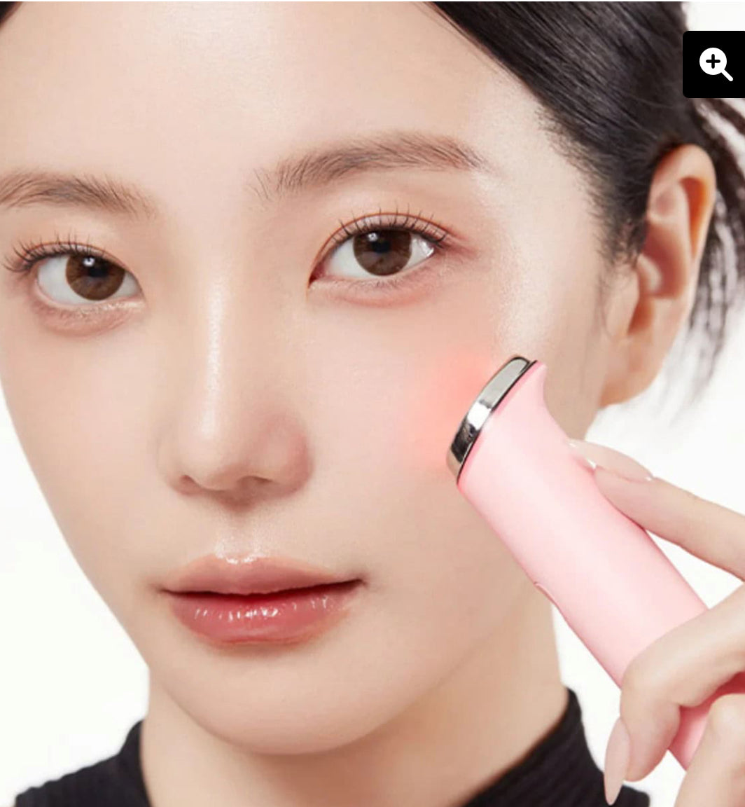 Medicube AGE-R Booster Pro Mini Pink Korean Glow Skin Device for Soothing & Brightening Care Promotes Absorption Medicube