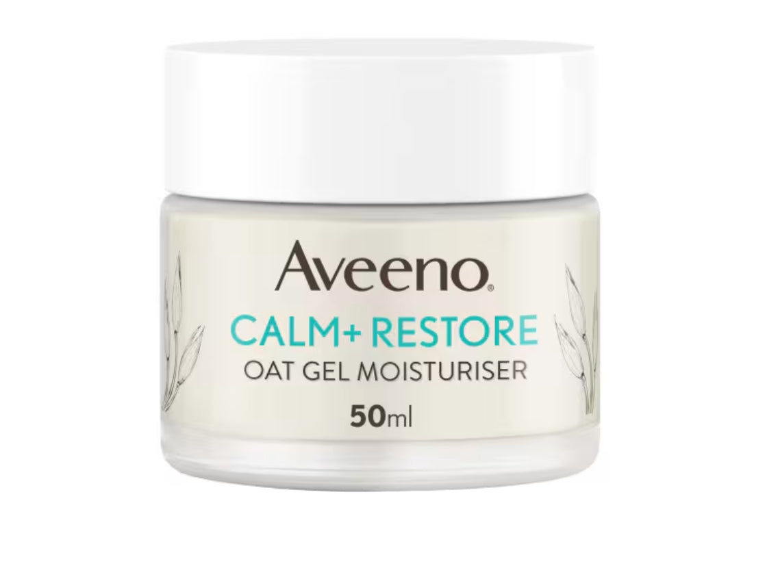 Aveeno Calm And Restore Oat Gel Moisturiser 50ml AVEENO