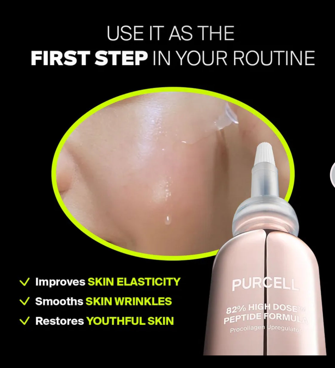PURCELL 82% High Dose Peptide Formula 20ml Serum PURCELL