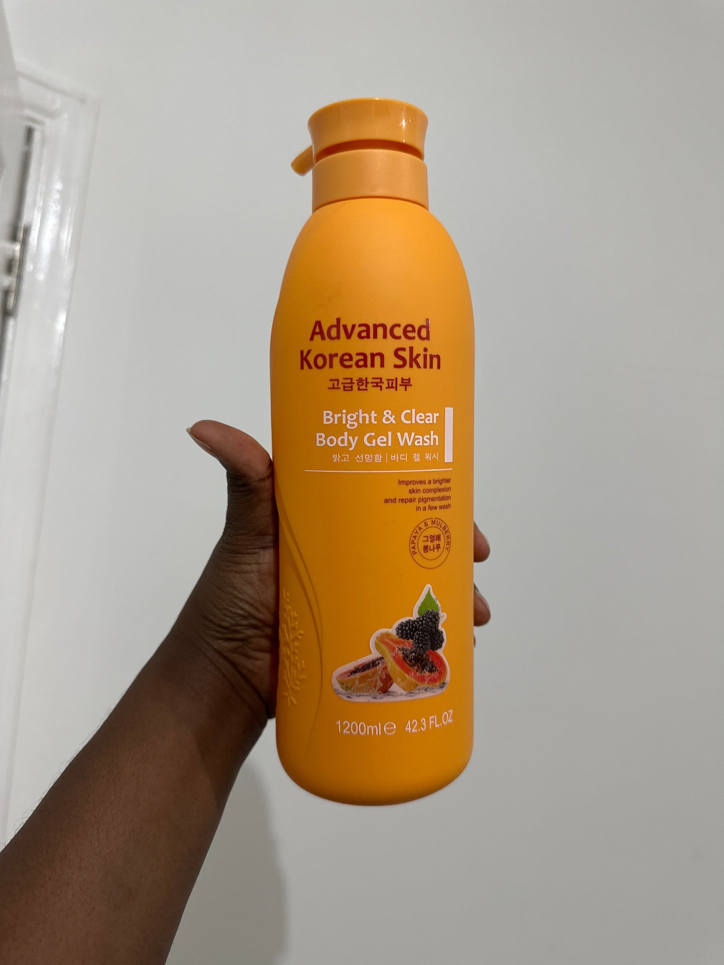 Advanced Korea Skin Bright & Clear Body Gel Wash & Lotion -1200ml & 500ml Adanced Korea Wash