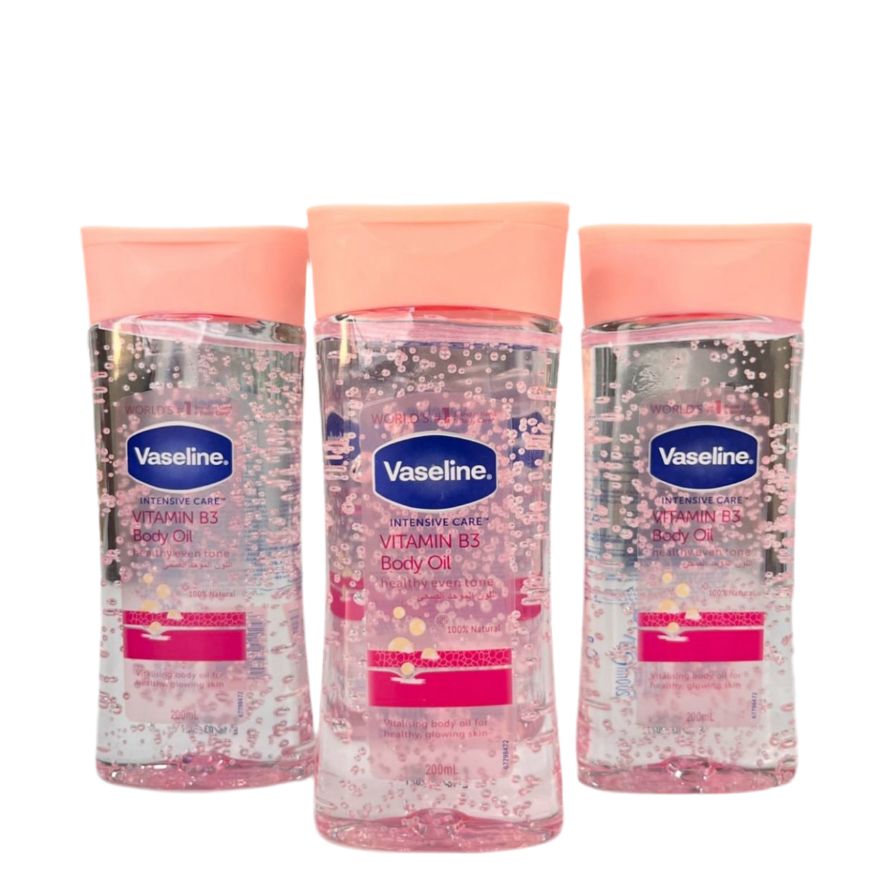 Vaseline Vitamin B3 Body Oil 200ml - Lightweight & Non-Greasy 1 PIECE ONLY. 21stCY