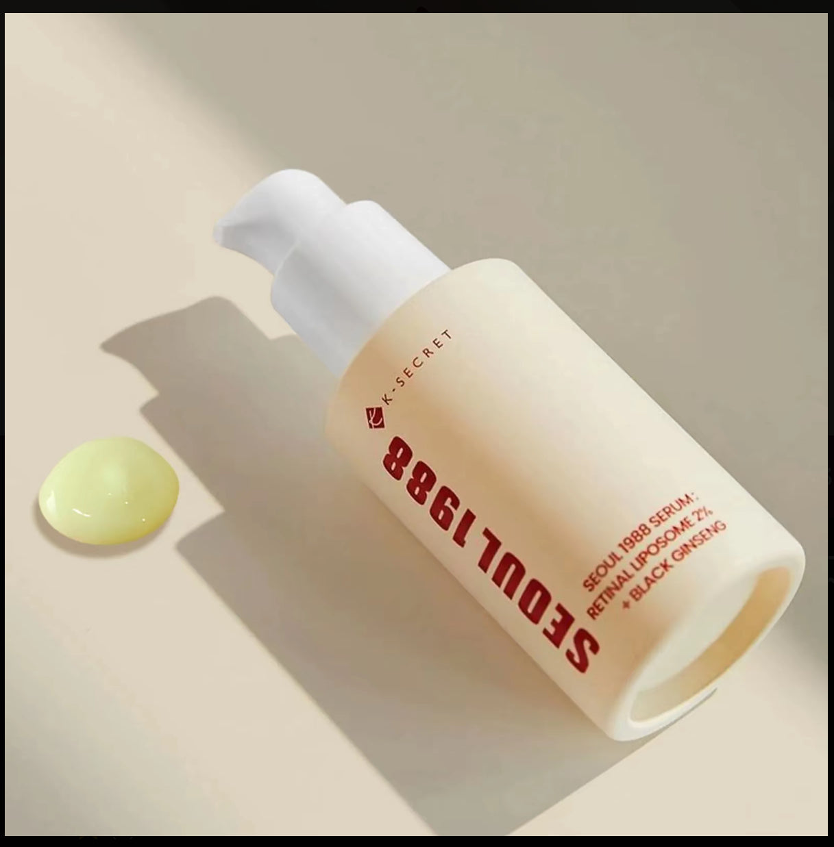 SEOUL 1988 Serum Retinal Liposome 2% + Black Ginseng 30ml K Secrect