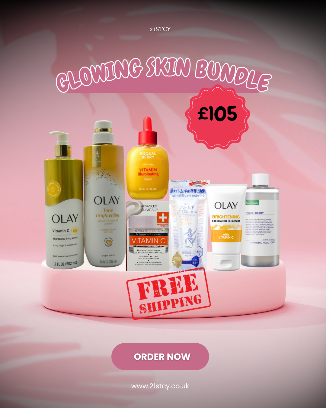 Glowing Skin Bundle-V 21stCY Skincare