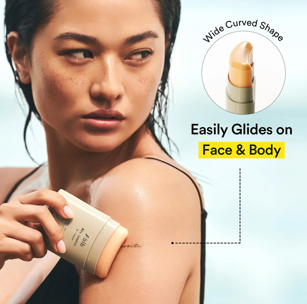Abib Airy Sunstick Smoothing Bar - Non-Greasy Formula Lightweight & Non-Sticky No White Cast Absorbs Quickly Sunscreen Spf50 Abib