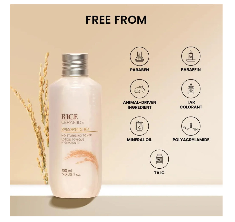 The Face Shop Rice & Ceramide Brightening & Moisturising Trio The Face Shop