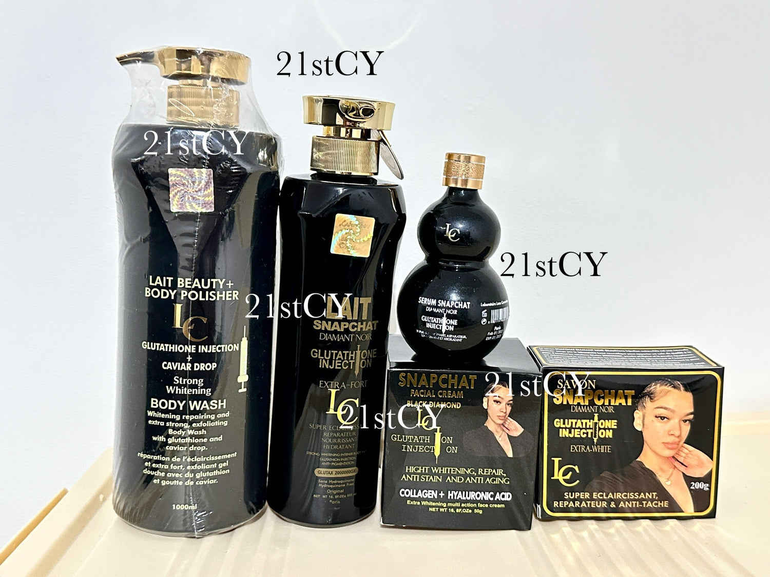 Black - Lait Snapchat Lotion for Body Lightening Lait