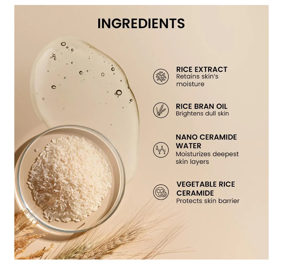 The Face Shop Rice & Ceramide Brightening & Moisturising Trio The Face Shop