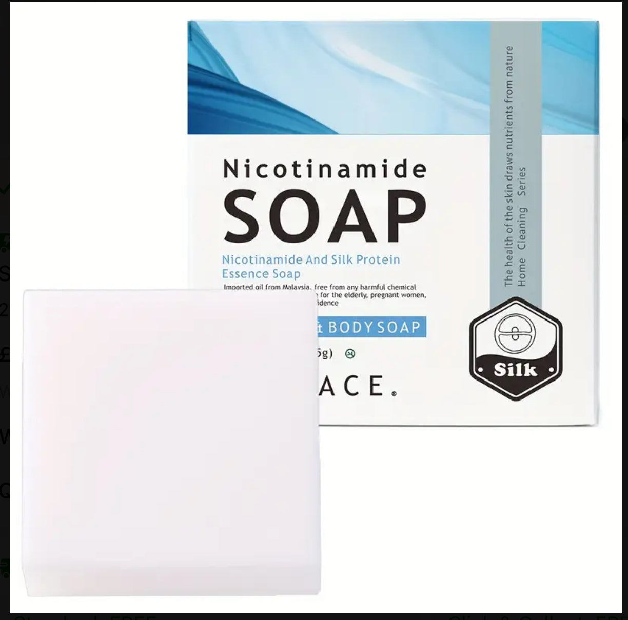 Nicotiamide Niacinamide Goat Milk Soap 80g 21stCY