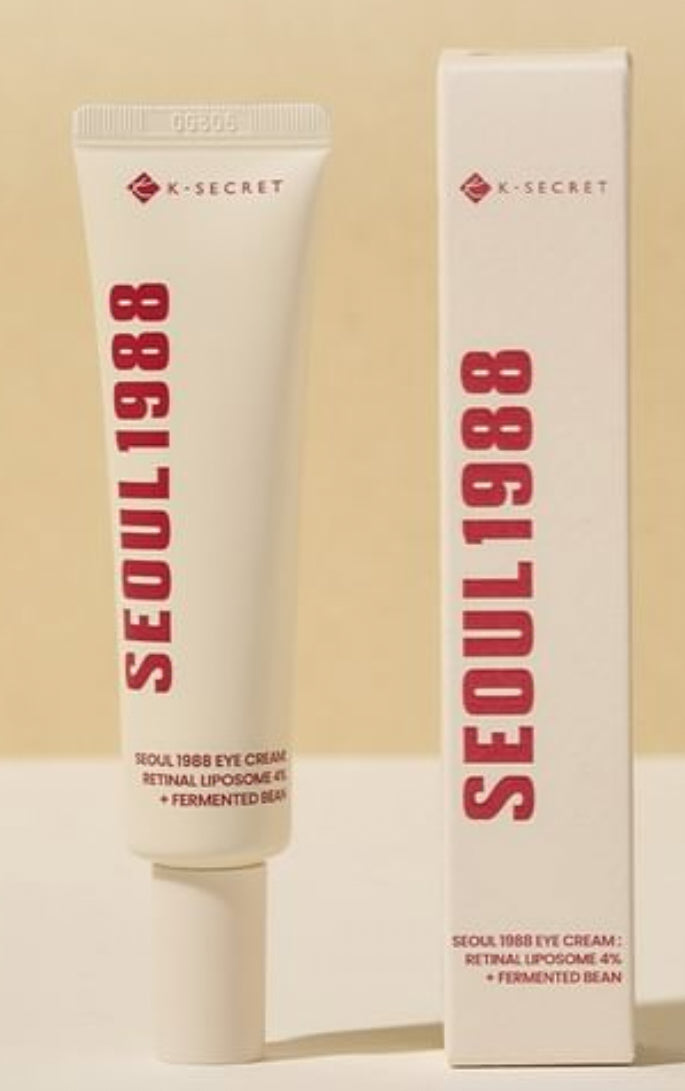 SEOUL 1988 Eye Cream : Retinal Liposome 4% + Fermented Bean Brightening 30ml K Secrect
