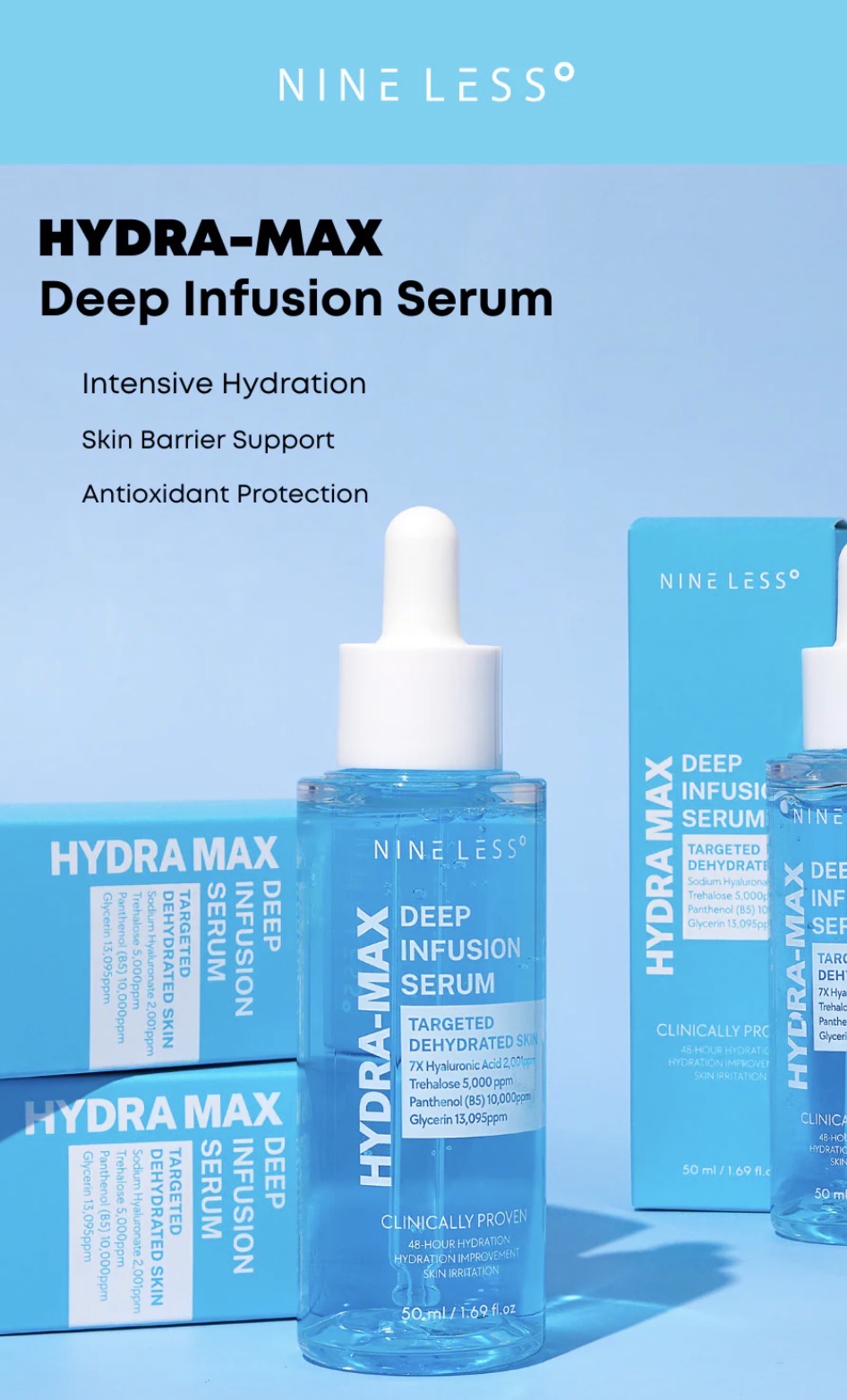 Hydra Max Deep Infusion Serum 50ml NINELESS