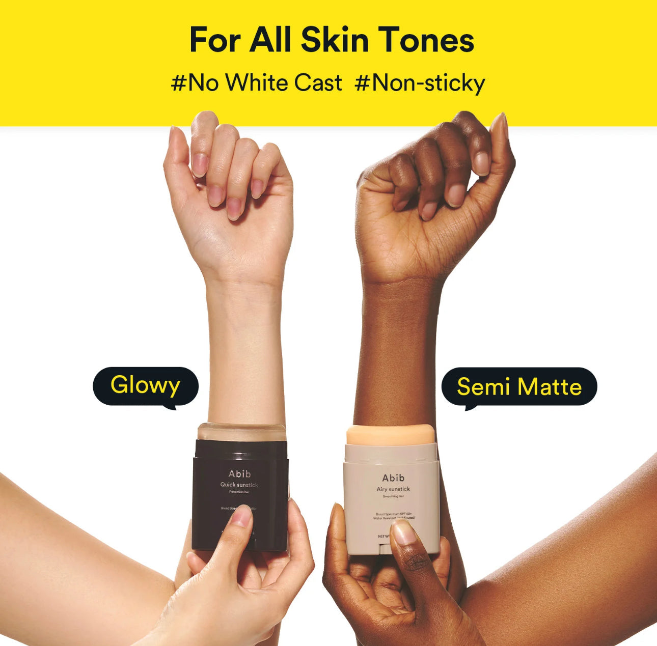 Abib Airy Sunstick Smoothing Bar - Non-Greasy Formula Lightweight & Non-Sticky No White Cast Absorbs Quickly Sunscreen Spf50 Abib