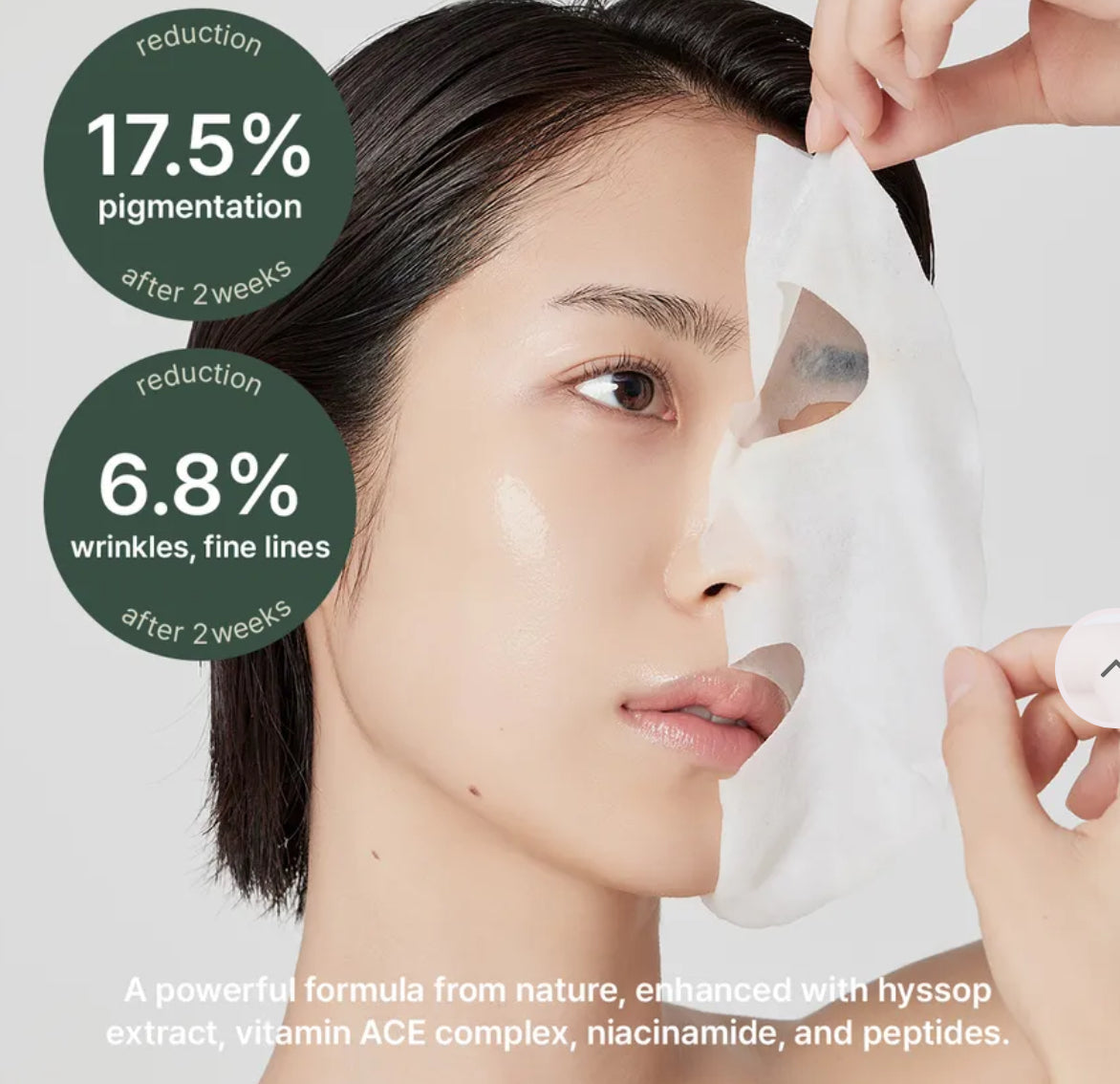 Arencia Holy Hyssop Sheet Mask 5 Pack Arencia