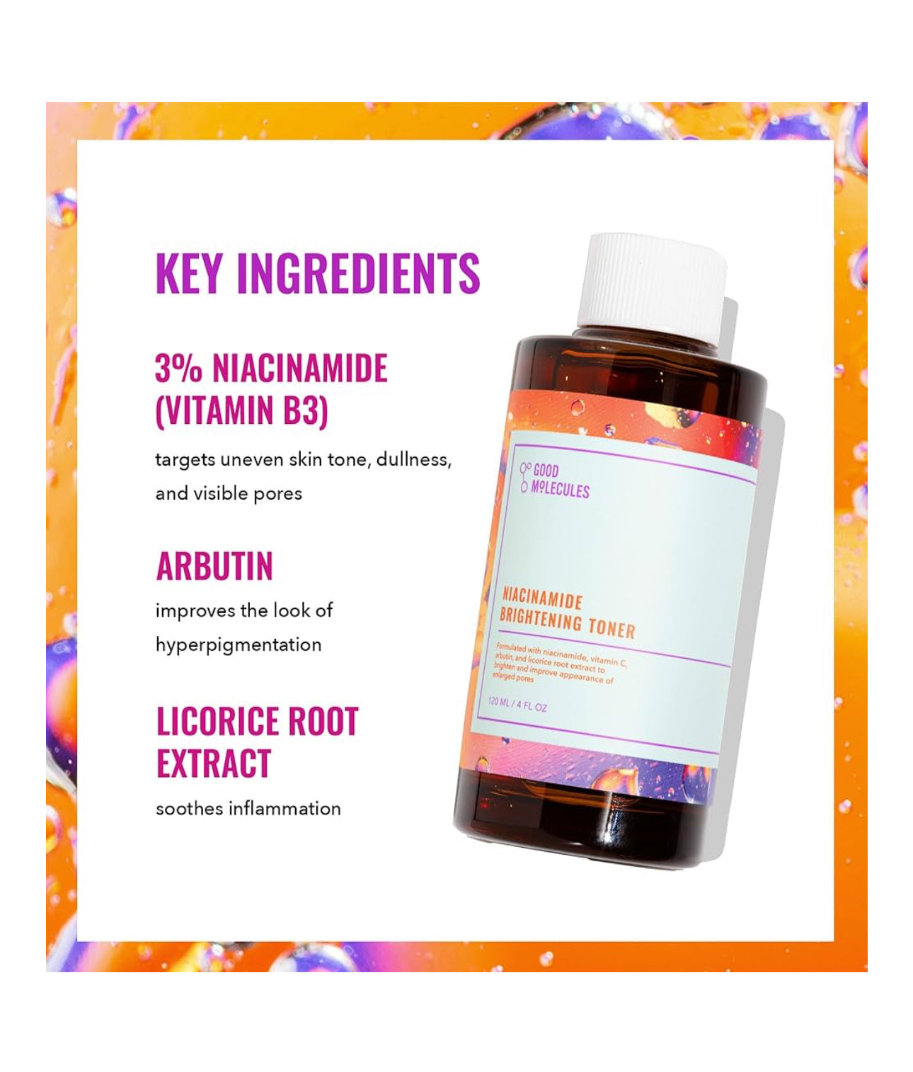Good Molecules Niacinamide Brightening Toner 120ml