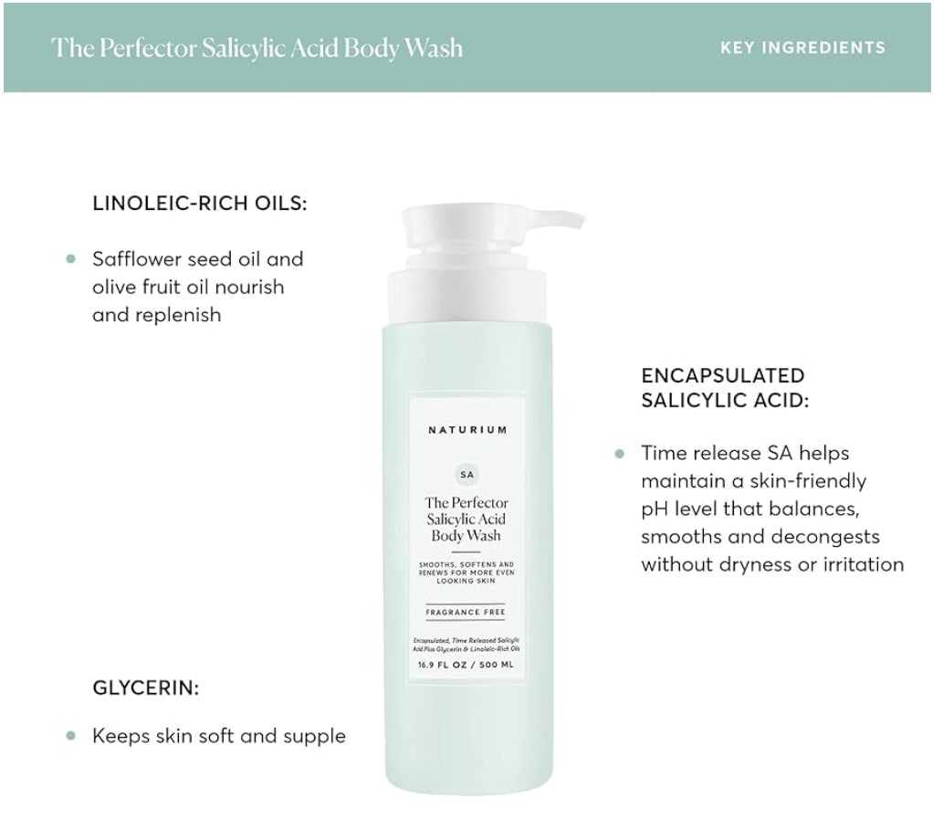NATURIUM BODY WASH 500ml - Multi Varieties NATURIUM