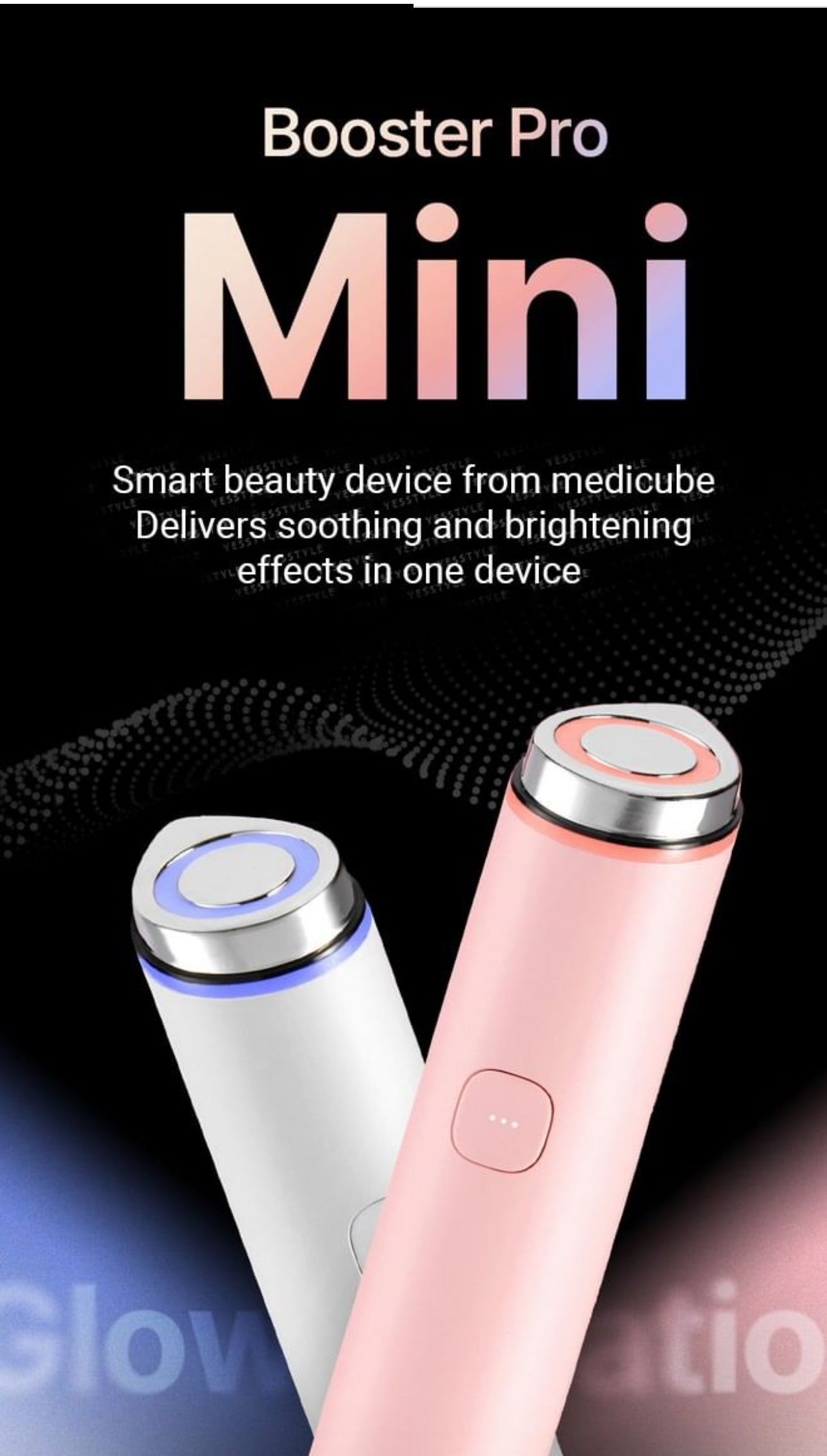 Medicube AGE-R Booster Pro Mini Pink Korean Glow Skin Device for Soothing & Brightening Care Promotes Absorption Medicube