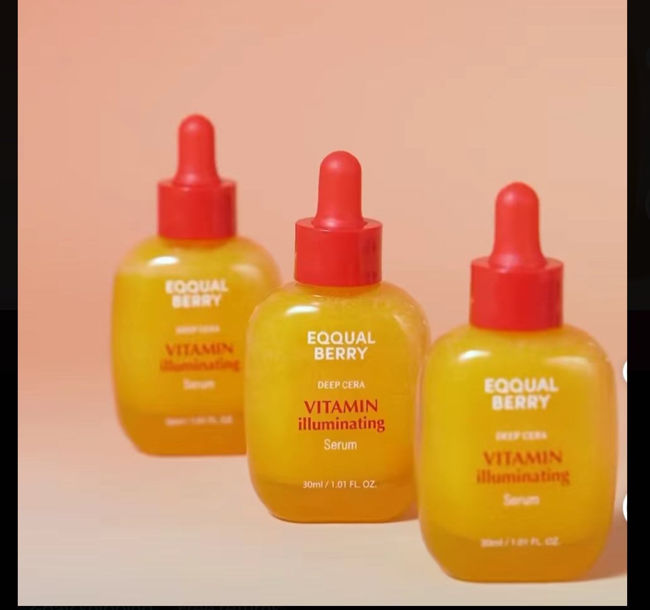 EQQUALBERRY Vitamin C illuminating Serum – Fade Dark Spots, Hydrate & Glow | 40% Acerola, Niacinamide & Hyaluronic Acid | Anti-Aging & Skin Repair – 30ml EQQUALBERRY