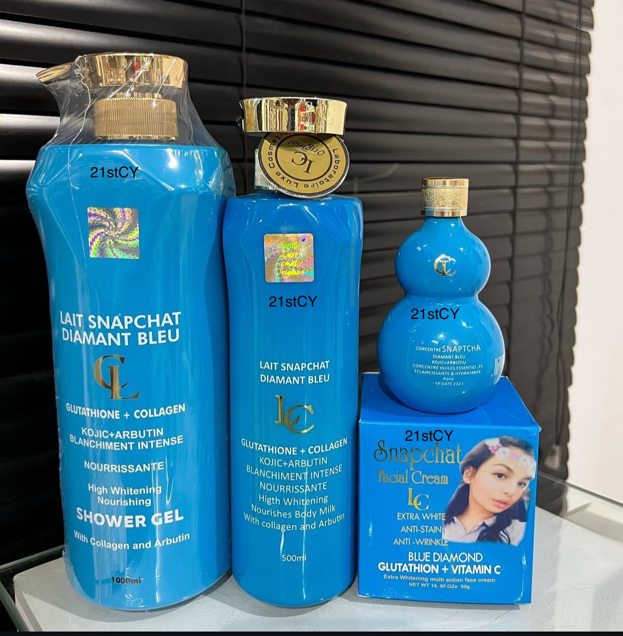 Blue - Lait Snapchat Lotion for Body Lightening Lait