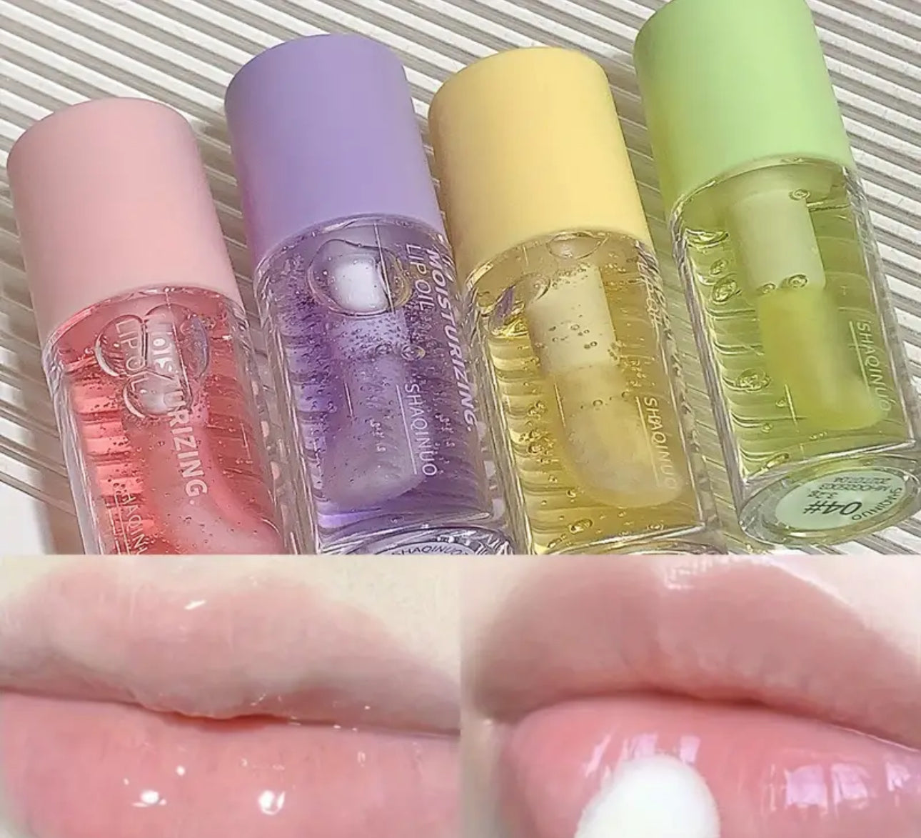 Moisturising Tinted Lip Oils - 4 pieces 21stCY