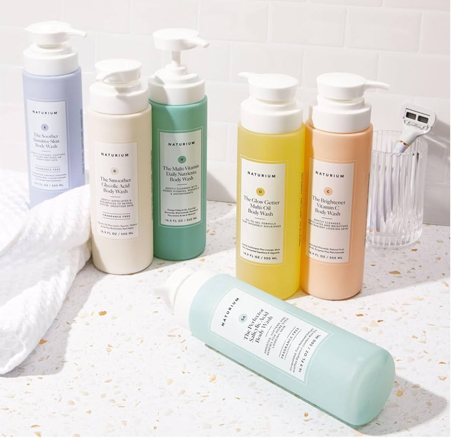 NATURIUM BODY WASH 500ml - Multi Varieties NATURIUM