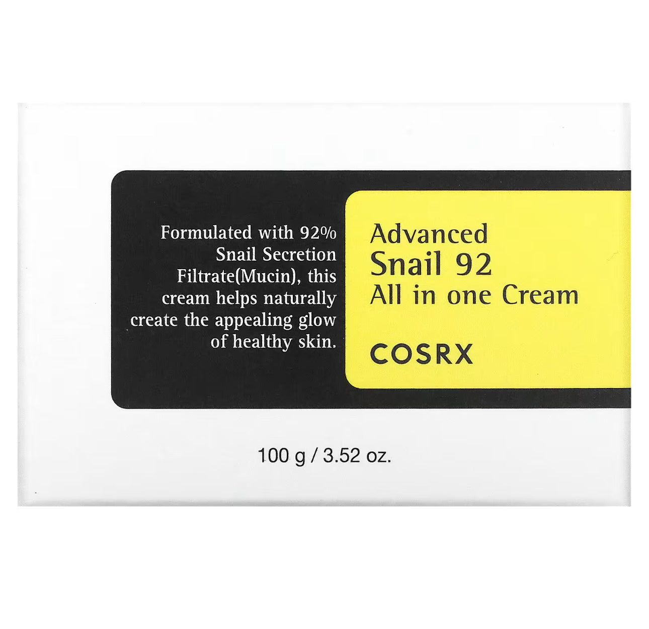 Advanced Snail 92, All in one cream- 100g Cosrx Cosrx