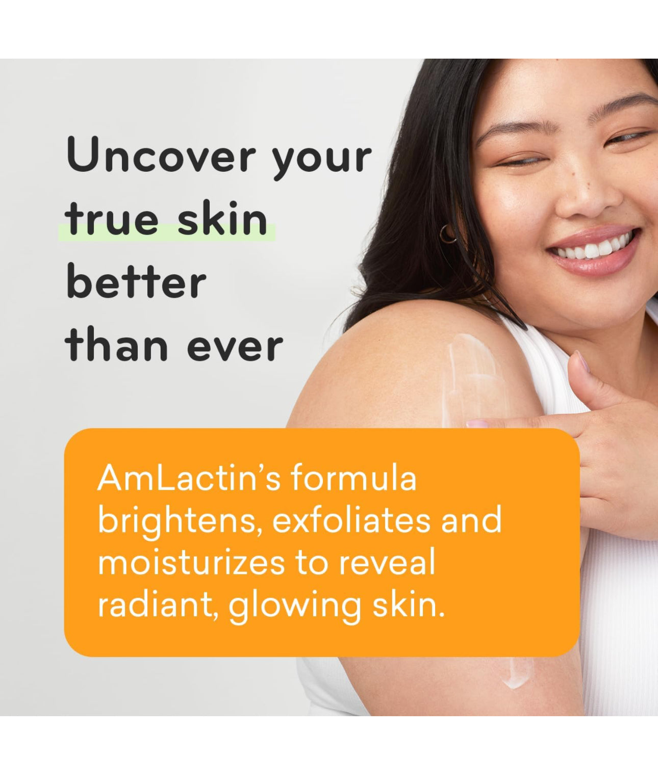 AmLactin Daily Vitamin C Body Lotion with 7% Lactic Acid.