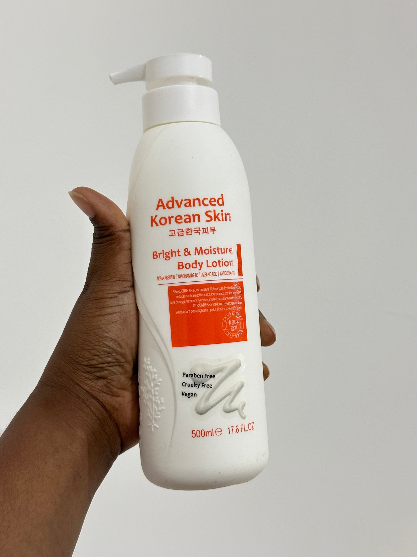 Advanced Korean Skin Bright & Clear Body Gel Wash & Lotion -1200ml & 500ml Advanced Korean