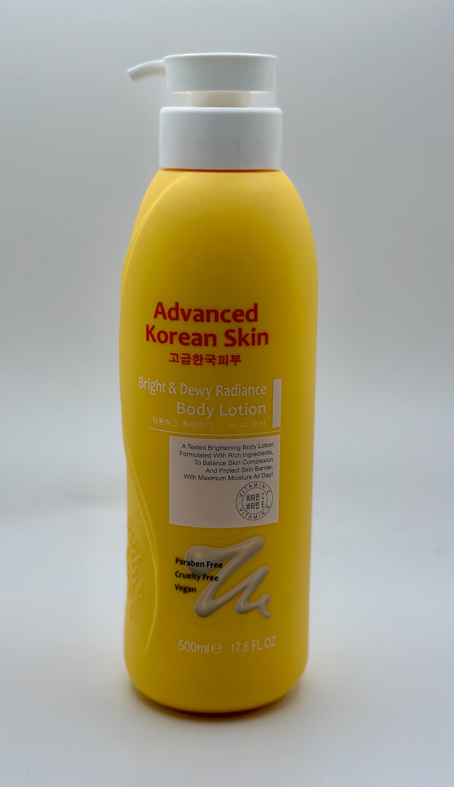 Advanced Korea Skin Bright & Clear Body Gel Wash & Lotion -1200ml & 500ml Adanced Korea Wash