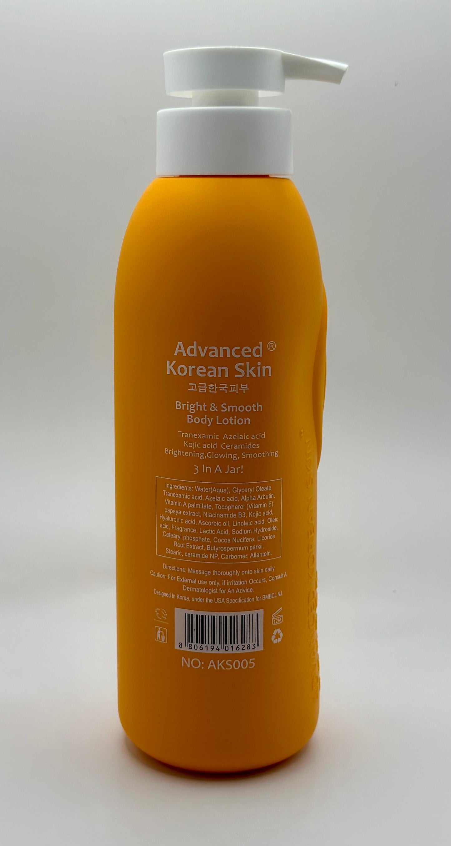 Advanced Korea Skin Bright & Clear Body Gel Wash & Lotion -1200ml & 500ml Adanced Korea Wash