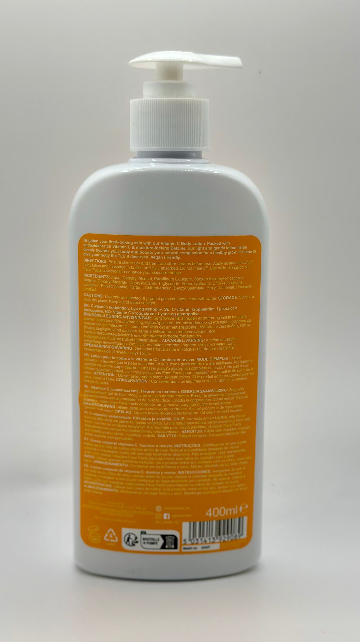 Face Fact Vitamin C Body Lotion -500ml Face Fact