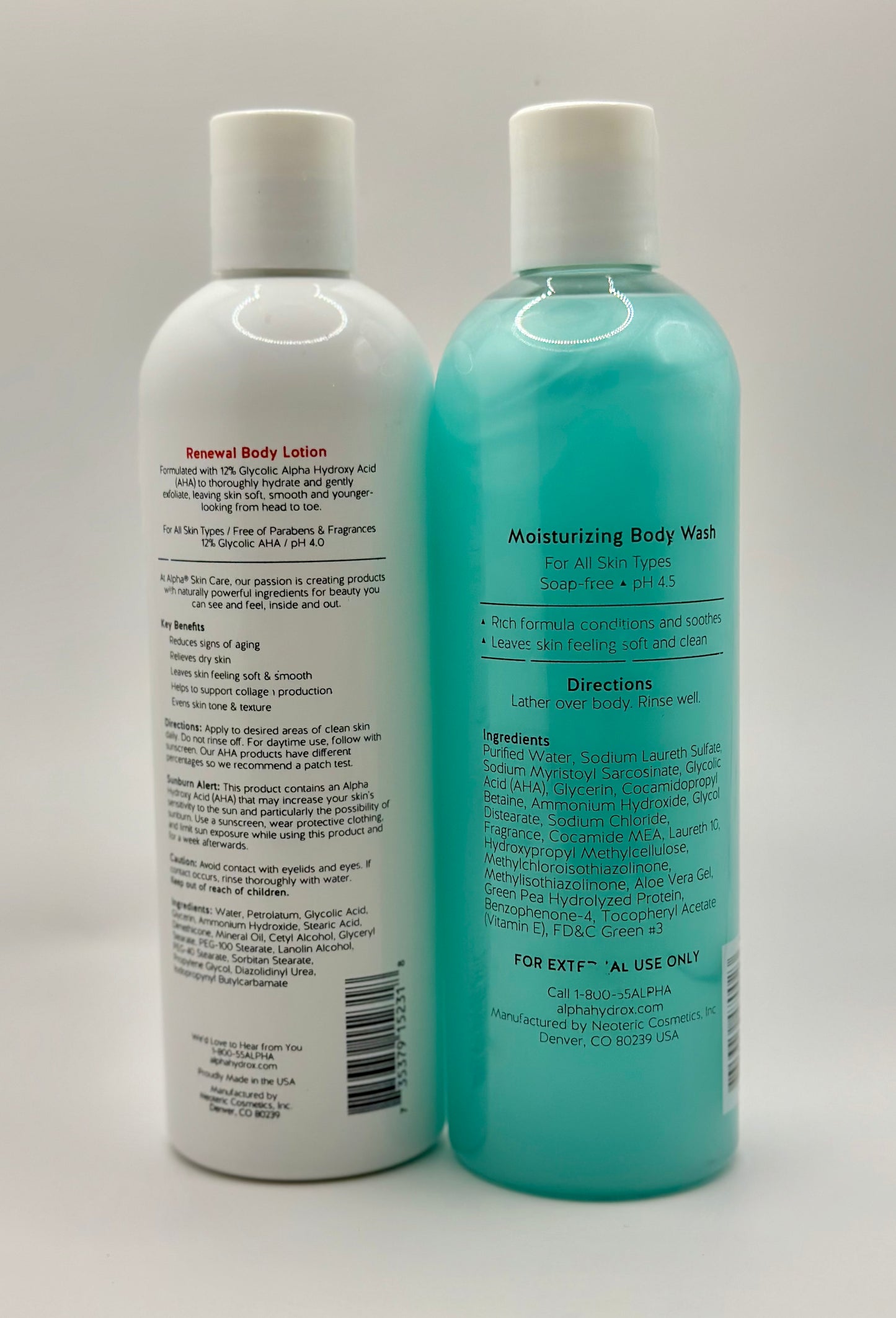Alpha Renewal with 12% Glycolic Acid Body Lotion & Wash