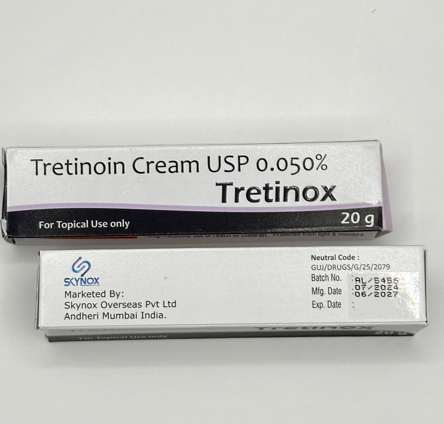 Tretinoin Cream & Gel - 0.05% For Acne Treatment