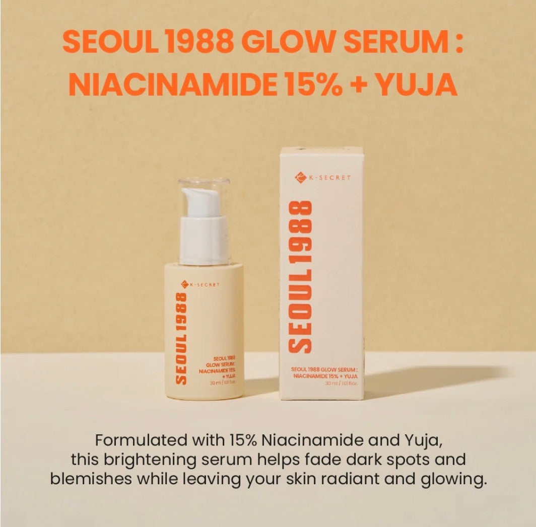 K-Secret SEOUL 1988 GLOW SERUM : NIACINAMIDE 15% + YUJA K Secrect