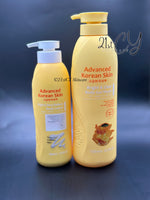 Advanced Korean Body Lotion & Gel Wash 1200ml & 500ml (A pack of 2) Advanced Korean