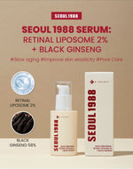SEOUL 1988 Serum Retinal Liposome 2% + Black Ginseng 30ml K Secrect