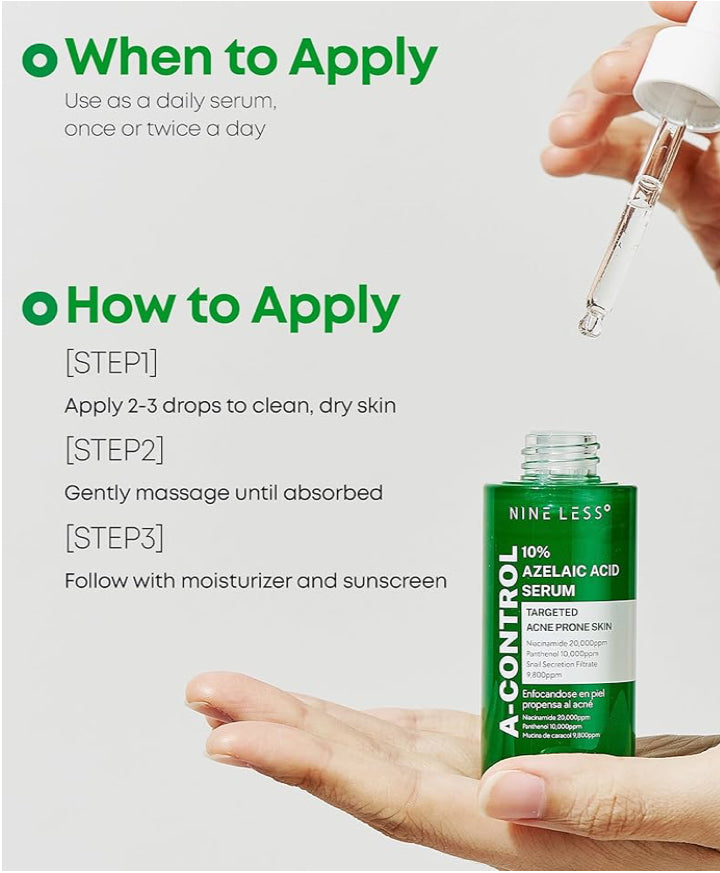NINELESS - A-Control 10% Azelaic Acid Serum NINELESS