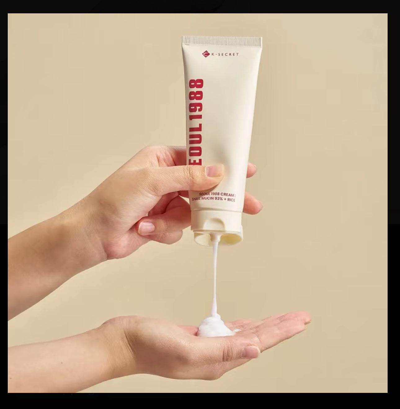 K Secret- Seoul 1998 Cream: Snail Mucin 93% + Rice. Deep Hydration long lasting Hydration 100ml K Secrect