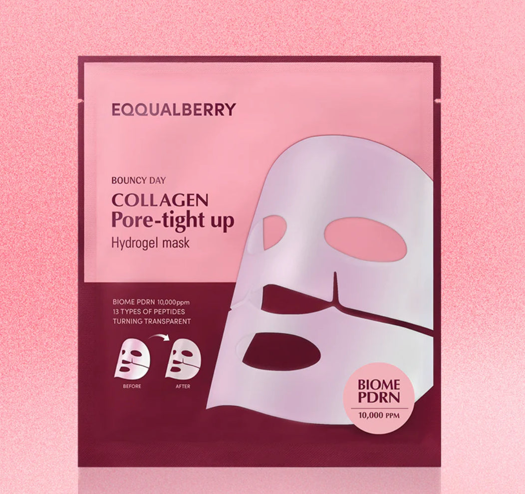 EQQUALBERRY PDRN Collagen Hydrogel Face Masks EQQUALBERRY