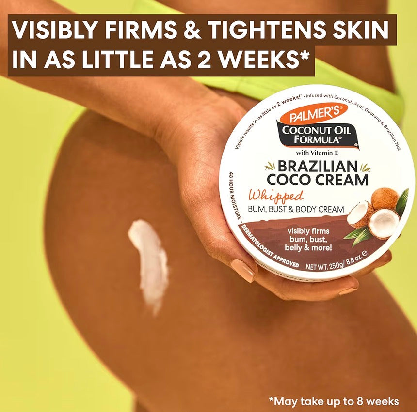 Palmer's Cocoa Butter Formula Body Cream,Tahitian Vanilla | Brazilian Coco 8.8 Oz Palmers