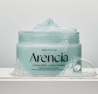 Arencia Fresh Cloud Body & Scalp Scrub-260g Arencia