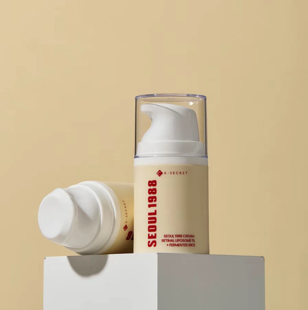 K-Secret Seoul 1988 Cream with Retinal Liposome & Fermented Rice for Anti-Aging & Brightening - 50ML K Secrect