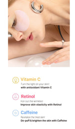 K-Secret Advanced Regenerating Hydrogel Eye Gel Patches with Retinol -60 each. K Secrect