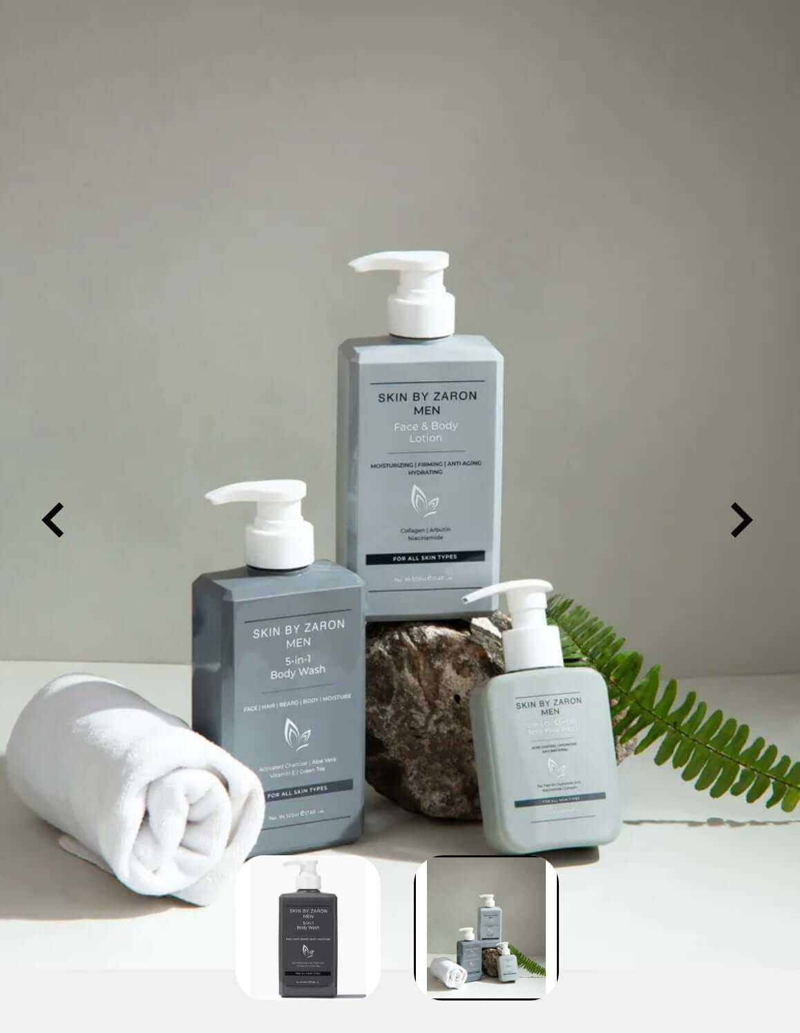 Skin by Zaron Men Body Lotion & Body Wash Skin By Zaron