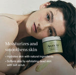 Arencia Fresh Cloud Body & Scalp Scrub-Lavender & Pear moisturizes and smoothens skin, packed in a stylish jar.