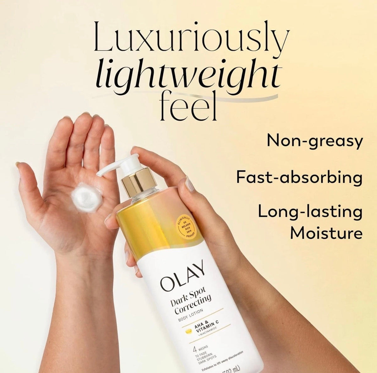 New OLAY Dark Spot Correcting Body Lotion with AHA, Vitamin C & Niacinamide-502ml OLAY