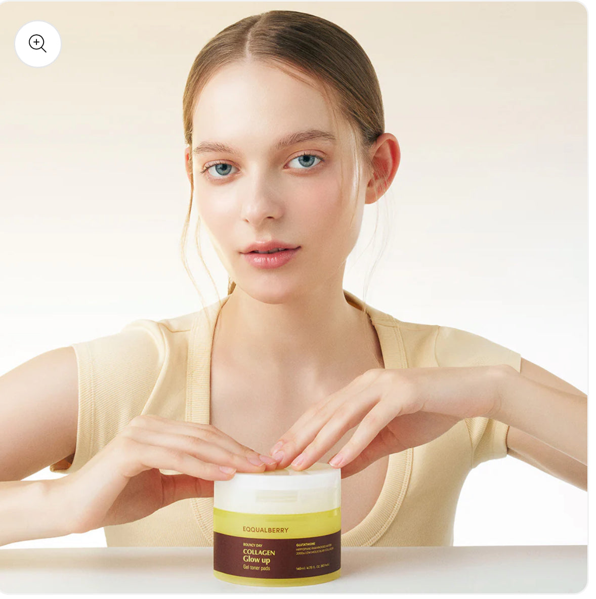 Equalberry Collagen Gel Toner Pads Bouncy Day Pore-tight Up 60 Pads 140ml with Nelumbium Speciosum Collagen Water EQQUALBERRY