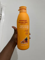 Advanced Korea Skin Bright & Clear Body Gel Wash & Lotion -1200ml & 500ml Adanced Korea Wash