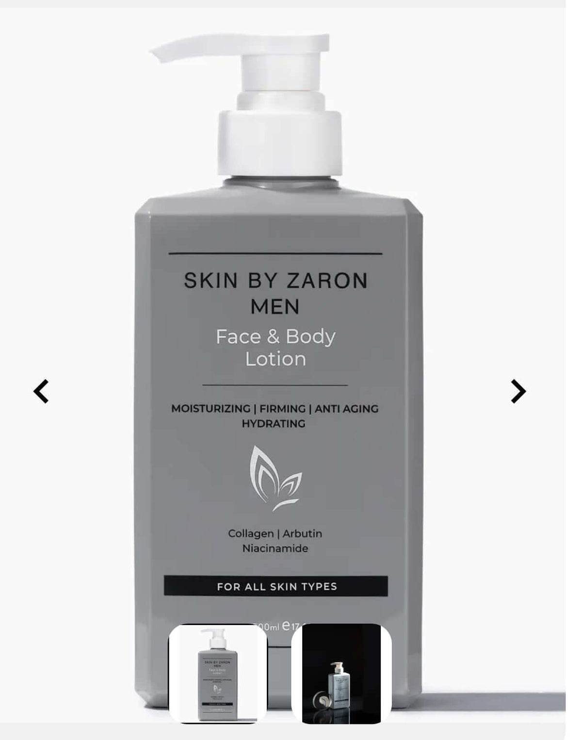 Skin by Zaron Men Body Lotion & Body Wash Skin By Zaron