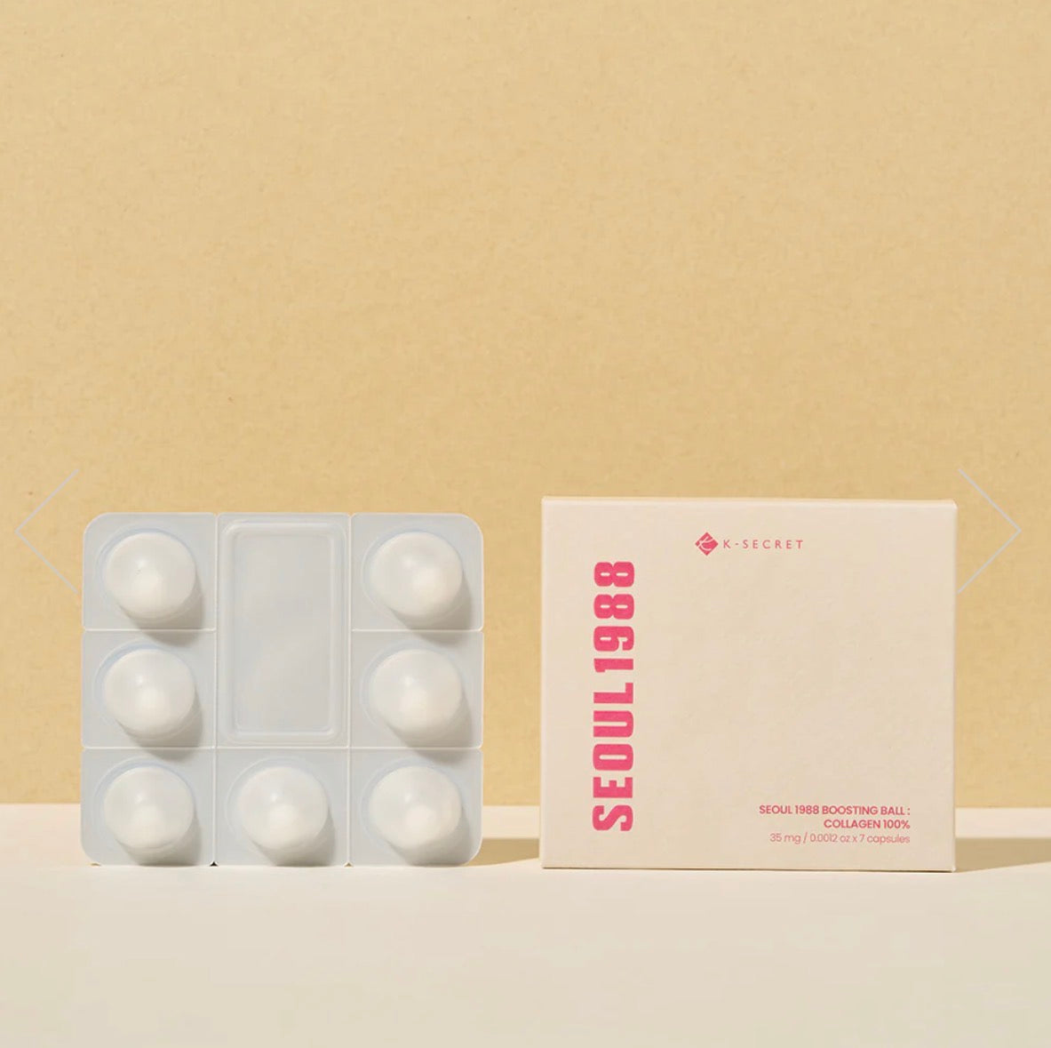 SEOUL 1988 BOOSTING BALL : COLLAGEN 100% K Secrect