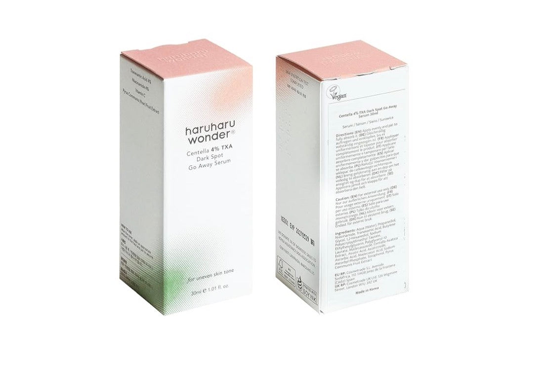 Haruharu Wonder Centella 4% Txa Dark Spot Go Away Serum 30ml Haruharu